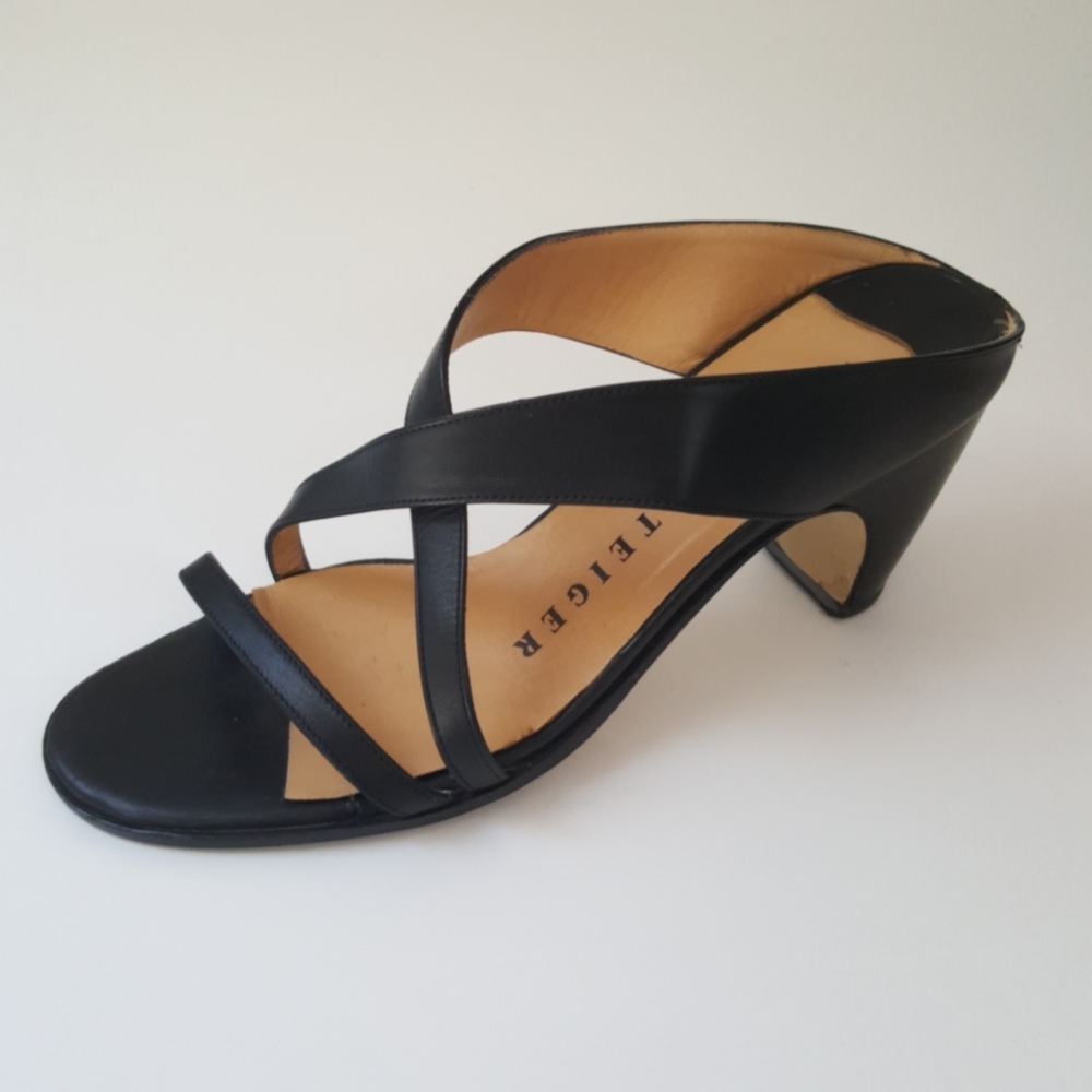 Walter Steiger sexy high heel mule sandals.